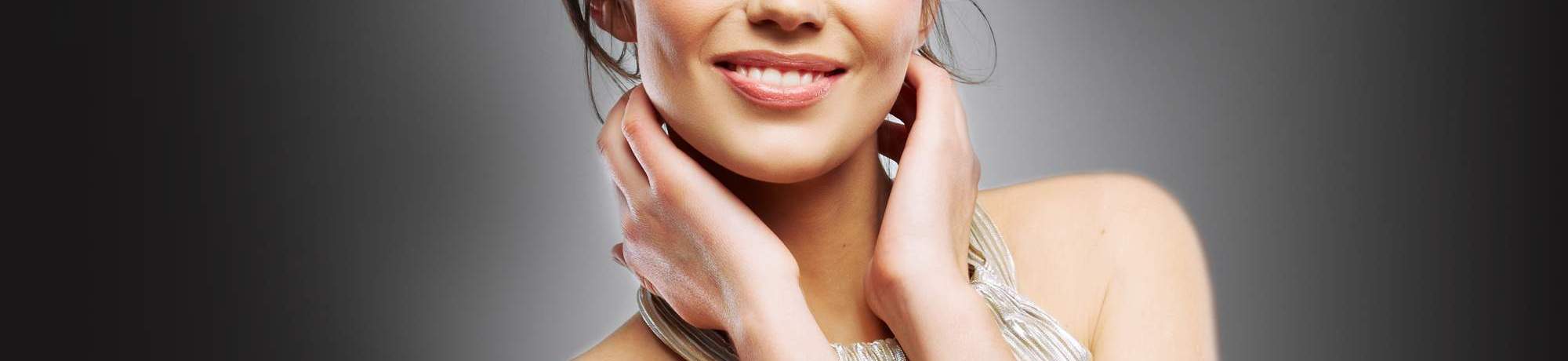 Elegant smiling woman